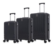 Large Suitcase 4 Wheel Medium Lightweight Luggage ABS Hard Shell Cabin Case