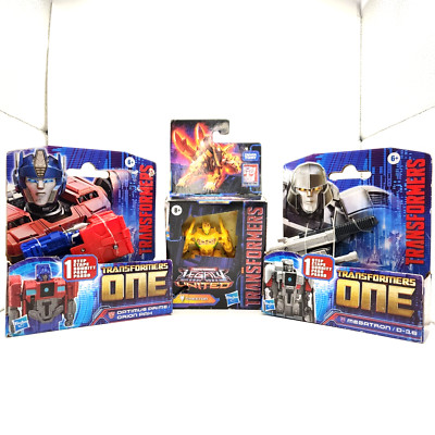 Transformers ONE Optimus Prime Megatron D-16 - Legacy Cheetor(BOX DAMAGE)