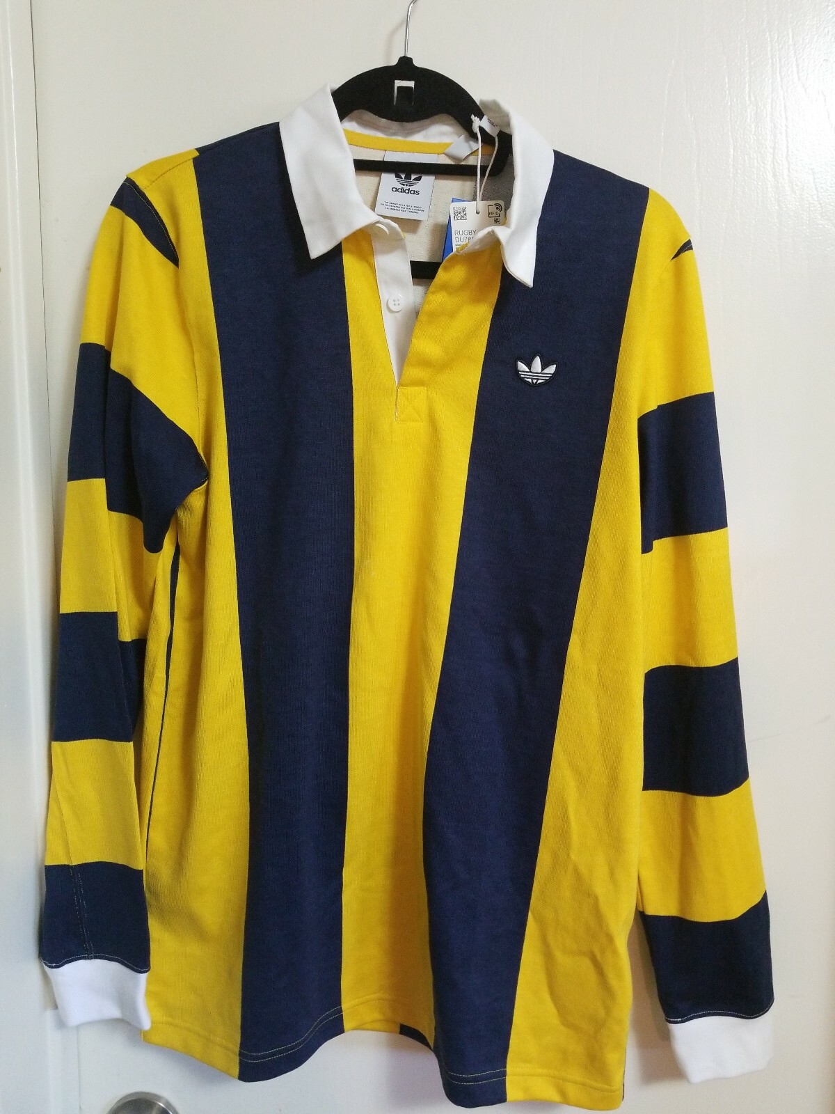 Adidas Originals Men's RUGBY Jersey Night IndigoTribe Adidas Originals Rugby Sweatshirt Night IndigoTribe
