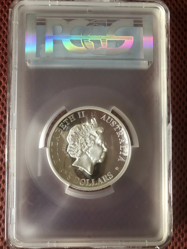 2018p PCGS PR70DCAM 5oz First Strike High Relief Kookaburra 5oz. Silver Coin! - Image 2 of 4