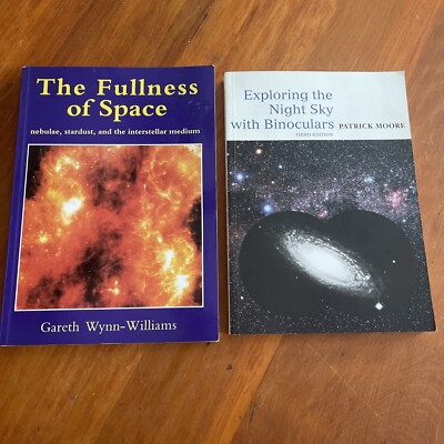 Lot Of 2 Books Of Space: The Fullness Of Space/Exploring The Night Sky
