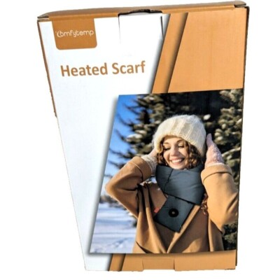 Comfytemp Neck Heating Pad, Battery Operated Cordless Heated Scarf with 5000mah