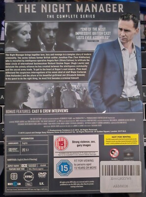 The Night Manager – The Complete Series: Disc DVD's – BRAND NEW
