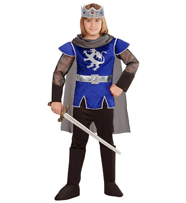 WIDMANN König Arthur blau Ritterkostüm Ritter Burg Kinder Kostüm Jungen Karneval