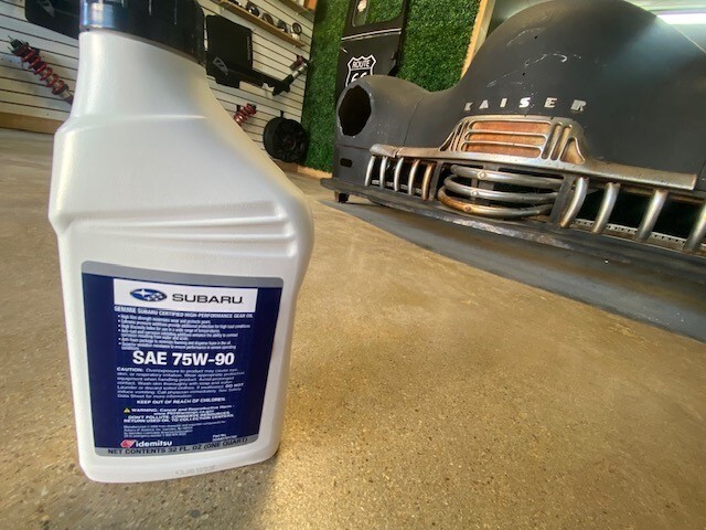 (3) Genuine OEM Subaru 75W90 High Performance Gear Oil 1QT SOA427V1700