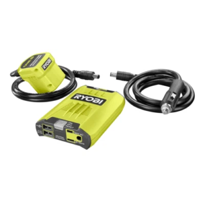 NEW RYOBI 18V 120-Watt 12V Automotive Power Inverter with Dual USB Ports RYi120A - Image 1 of 4