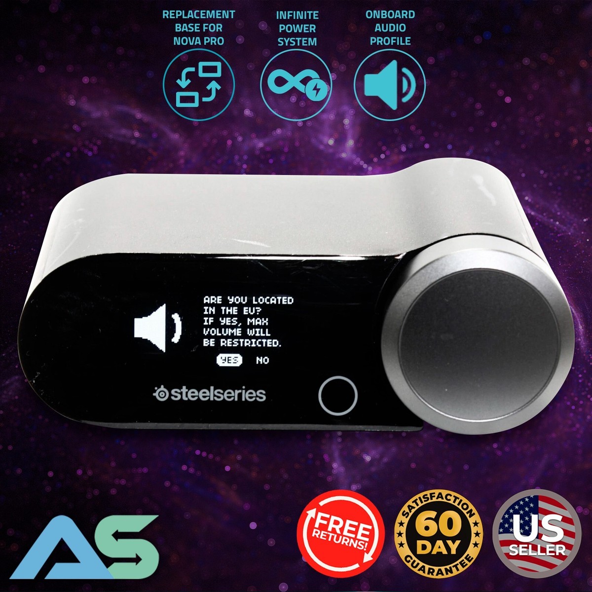 SteelSeries HS25TXX OLED Base Station Transceiver Only for SS