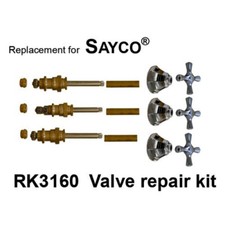 Sayco RK3160 3 Valve Rebuild Kit
