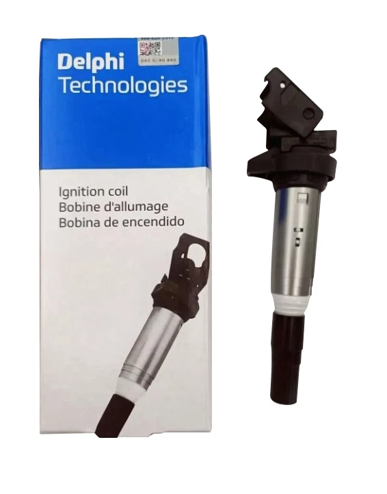 Bobina de encendido metálica Delphi OEM de 6 piezas para BMW X3 X5 325 335 535 12138616153 Foto 3 de 4