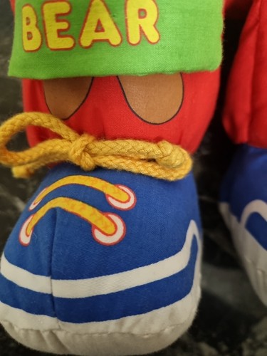 Muñeco de peluche Amtoy juguete Teach Me juguete de aprendizaje American Greeing 18 pulgadas de colección 1984 - Imagen 12 de 18
