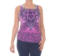 Inc International Concepts Embellished Ikat-print Tank Top,size S on sale Inc International Concepts Embellished Ikat-print Tank Top,size S on sale