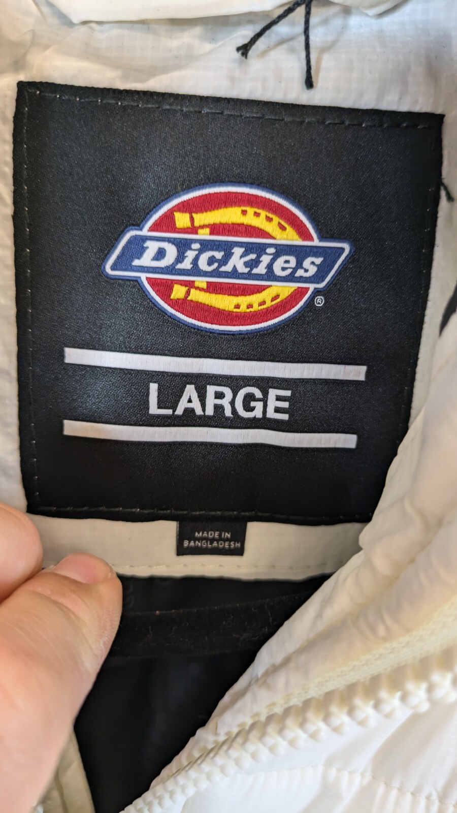 Dickies Alatna Puffer Jacket Womens Large Off White Longline Water Resistant  thumbnail 14