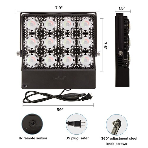 SANSI 70W RGB Flood Light Spotlight Outdoor Party Garden Christmas Decor Light - Picture 3 of 12