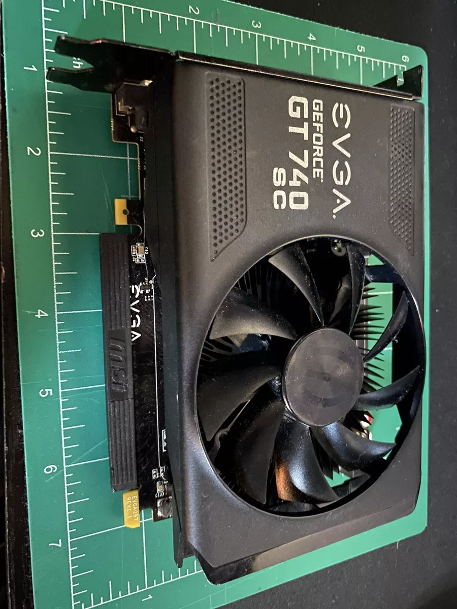 EVGA GEFORCE GT740 SC 2GB Graphics Card TESTED 809394263417