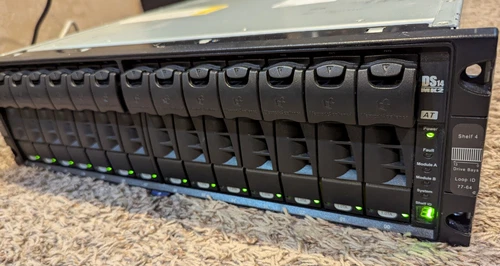 NetApp DS14 MK2 Disk Shelf Storage Appliance w/ 2x PSU, 4U rack-mounted