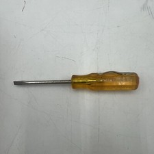 VINTAGE RAYTHEON DISTRIBUTOR ADVERTISING SMALL FLATHEAD SCREWDRIVER 4"