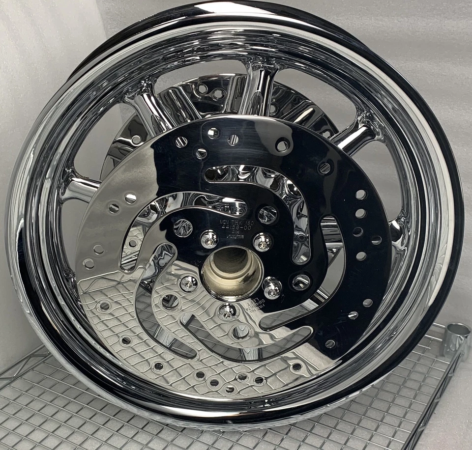 RUEDA DELANTERA HARLEY 2000 EJE 1" STREET GLIDE ELECTRA GLIDE TOURING INTERCAMBIO Foto 4 de 4