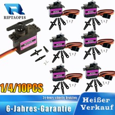 Mini Servo MG90S Metallgetriebe mit JR Stecker für RC Copter DIY Hubschrauber
