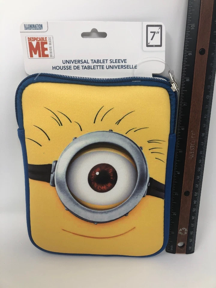 Despicable Me Minions 7" Universal Padded Tablet Sleeve Cover Case A21 - Image 3 of 3