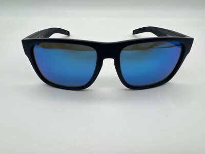 NEW Costa Del Mar SPEARO XL Polarized Sunglasses Matte Black / Blue Glass 580G