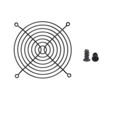 2pcs 120mm Fan Grill 120mm Guard Black with Screws Black 120mm