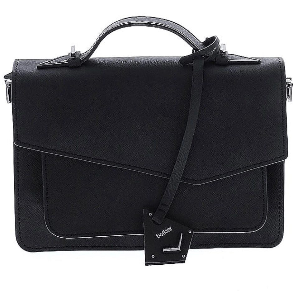 Botkier New York Handbag Black Purse Cobble Hill Saffiano  display picture 2
