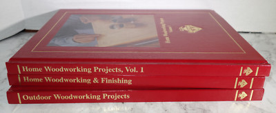 Handyman Club Of America Lot Of 3 Woodworking Books Workshop Instruction DIY