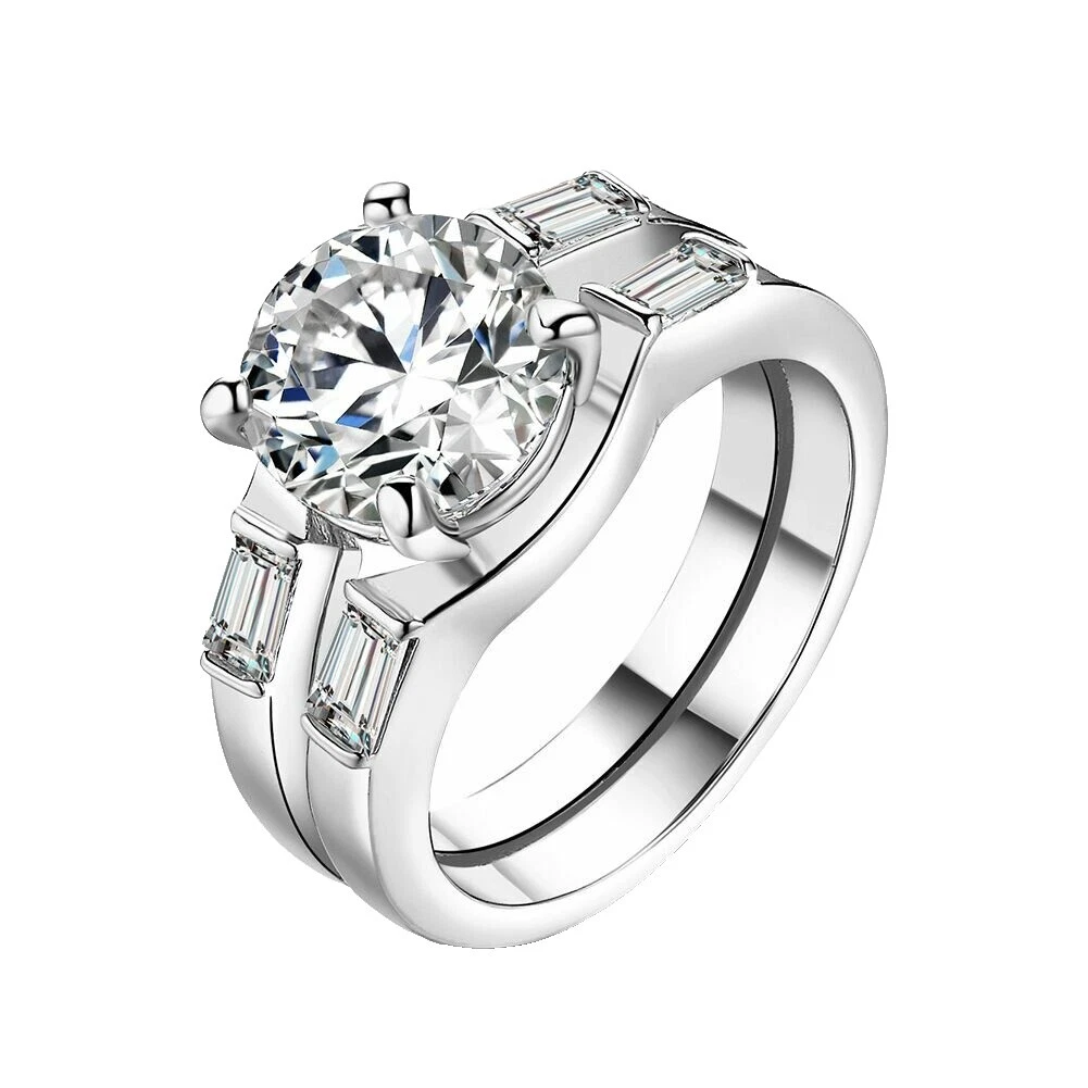 Banda Chapado en Platino De Latón Anillos de Moda