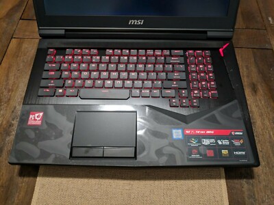 msi gaming laptop GT75