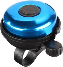 Accmor Classic Bike Bell, Aluminum Bicycle Bell, Loud Crisp Clear Sound - Blue
