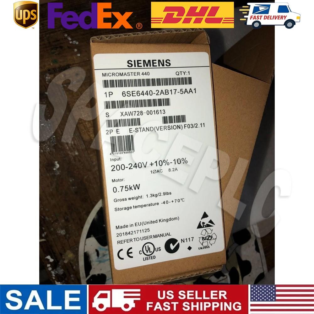 New Siemens 6SE6440-2AB17-5AA1 6SE6 440-2AB17-5AA1 1 Year Warranty Fast Shipping