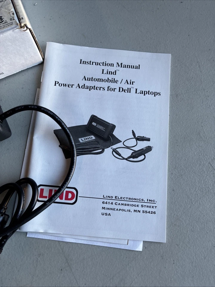 Adaptadores de alimentación LIND Automobile Air Notebook DE2035A-259A Dell Lat C e Inspiron Foto 2 de 4