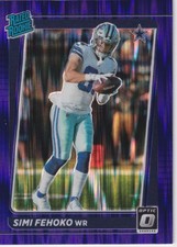 2021 Donruss Optic Simi Fehoko Purple Shock Rated Rookie #242