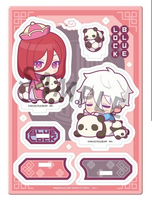 Blue Lock Acryl Stand - Chibi Chigiri & Nagi Original MegaHouse Anime Manga NEU
