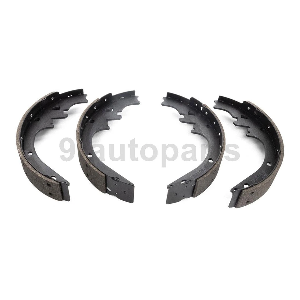Front Ceramic Brake Pads Rear Brake Shoes kit For 1976 1977 Chevrolet El Camino - Image 3 of 4