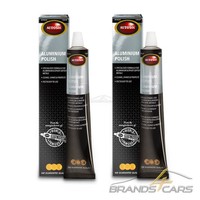 2X 75 Ml Autosol® Aluminium Politur Reiniger Glanz Pflege FÜR Unbehandeltes ALU