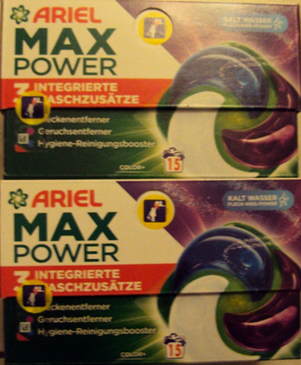 Ariel Max Power Color Waschmittel Pods 2 x 15 WL Neu OVP NEUHEIT