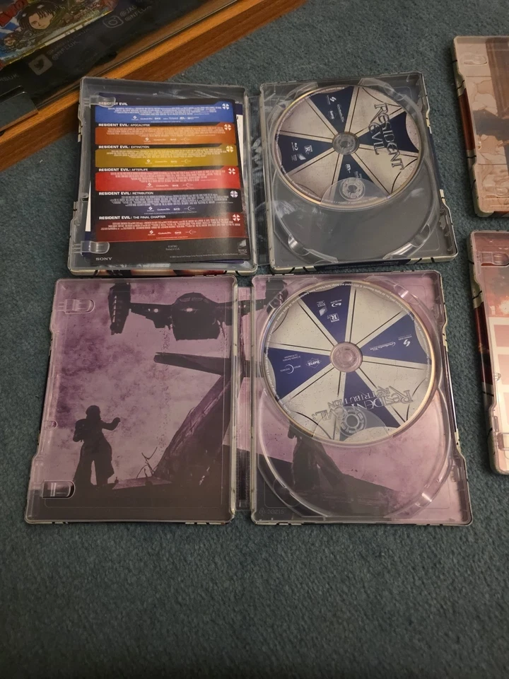 Resident Evil Movie Steelbook Collection (Bluray & Digital Only) Milla Jovovich - Image 4 of 4