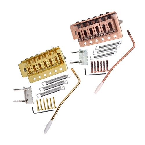 2 Set 6 String Electric Guitar Tremolo Bridges Musical Instrument Parts ...