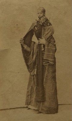 Ägypten, Kairo, Fellah-Frauen mit Kind, Originalabzug aus der Zeit, 1855 »