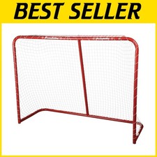 Steel Hockey Goal - Durable Netting, All-Weather Build
