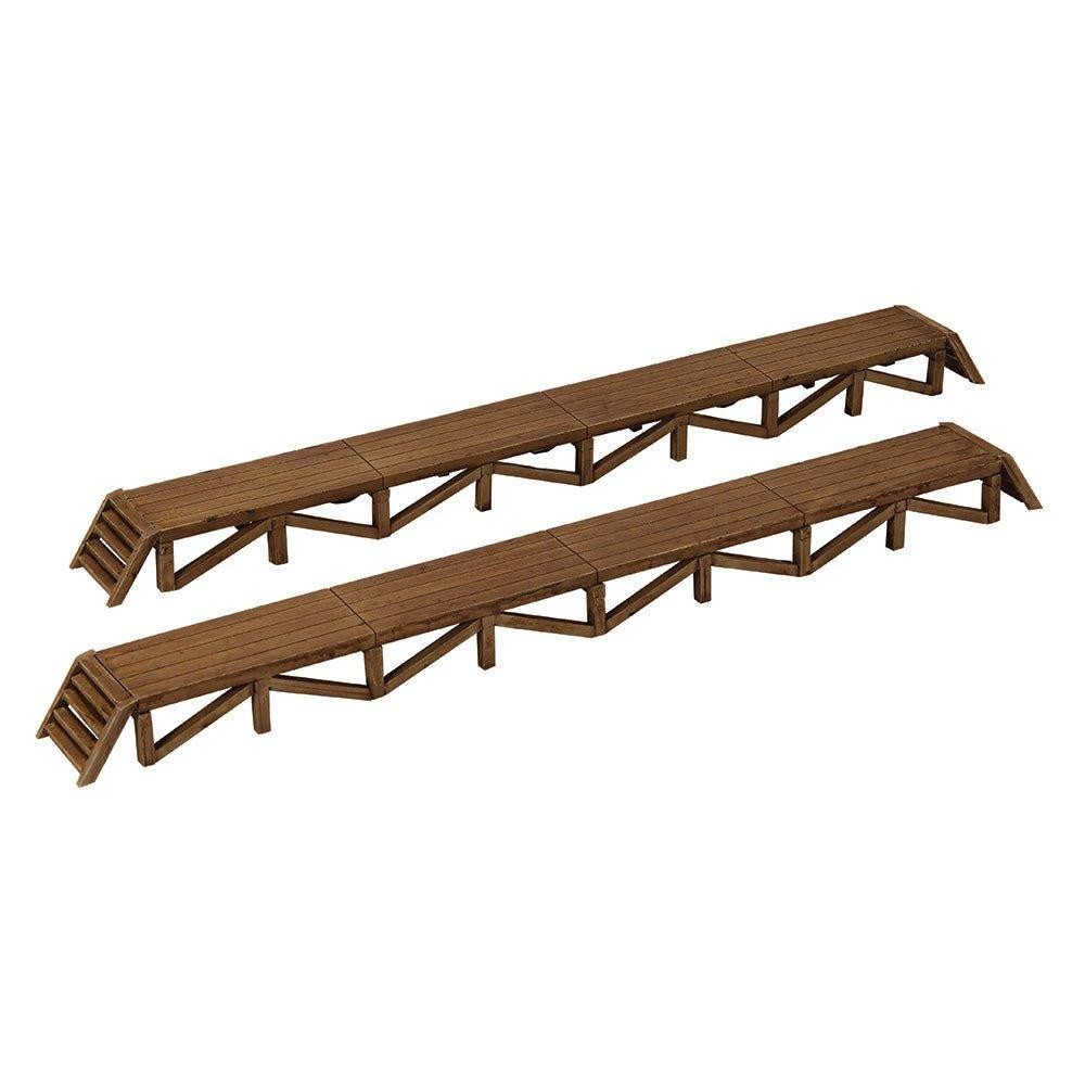 OO Gauge Bachmann Scenecraft Carriage Siding Walkways NEW