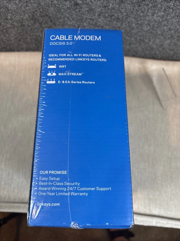 LINKSYS 16 x 4 Cable Modem | 16 x 4 Bonded Channels | DOCSIS 3.0 | CM3016 - Image 3 of 4