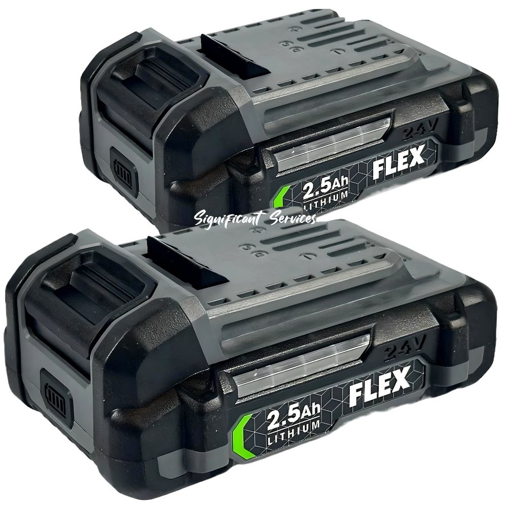 FLEX FX0111 24V 2.5Ah Lithium Ion Cordless Battery Packs 2 Pack