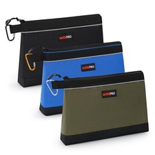 3 Pack Zipper Tool Pouches, Multi-Purpose Utility Tool Bags Organizer for Sma...