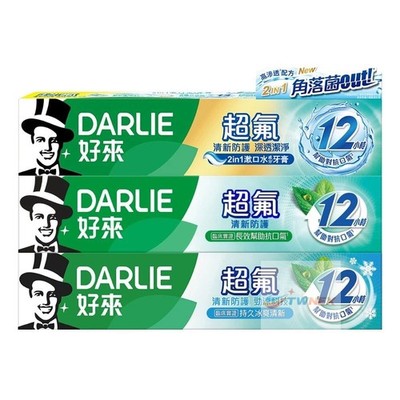 (6 PACK) NEW DARLIE Super Fluoro Toothpaste (Fresh Protect/Cool Tech/Deep Clean)