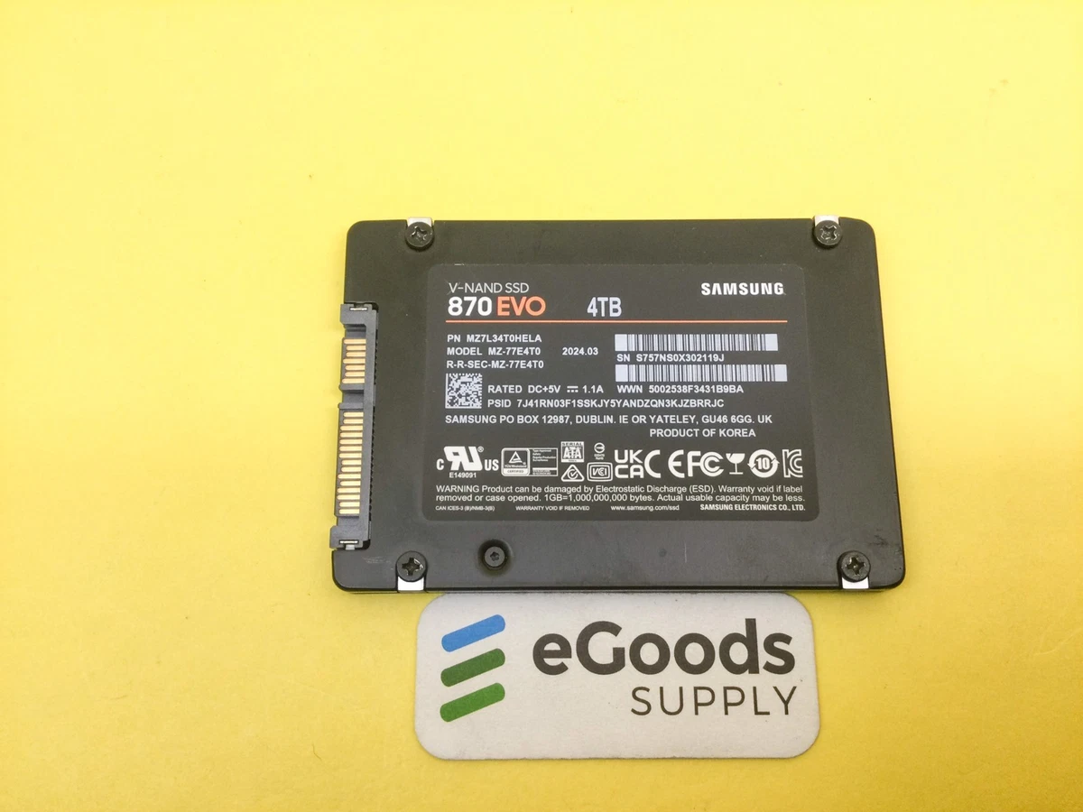 Samsung 4 TB Internal Solid-State Drives for sale | eBay