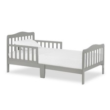 Dream On Me Classic Design Toddler Bed in 53L x 28W x 30H inches, Cool Grey
