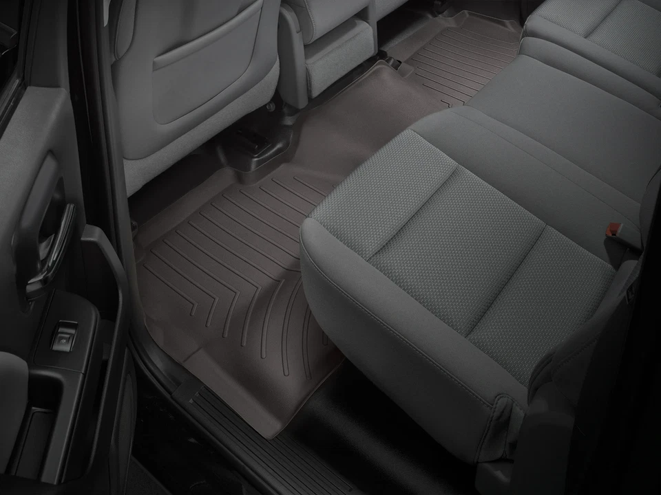WeatherTech FloorLiner for 2015-2019 GMC Sierra 2500HD / 3500HD - 2nd Row, Cocoa - Image 2 of 4