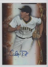 2014 Bowman Sterling Prospect Orange Refractor 32/75 Cole Tucker Auto 2f9